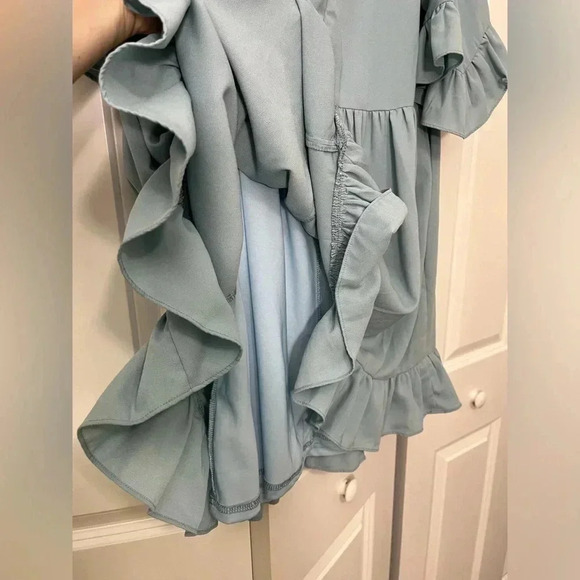 L Love ruffled dress size Large NWT - Picture 5 of 9